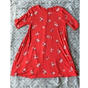 Short sleeve midi dress